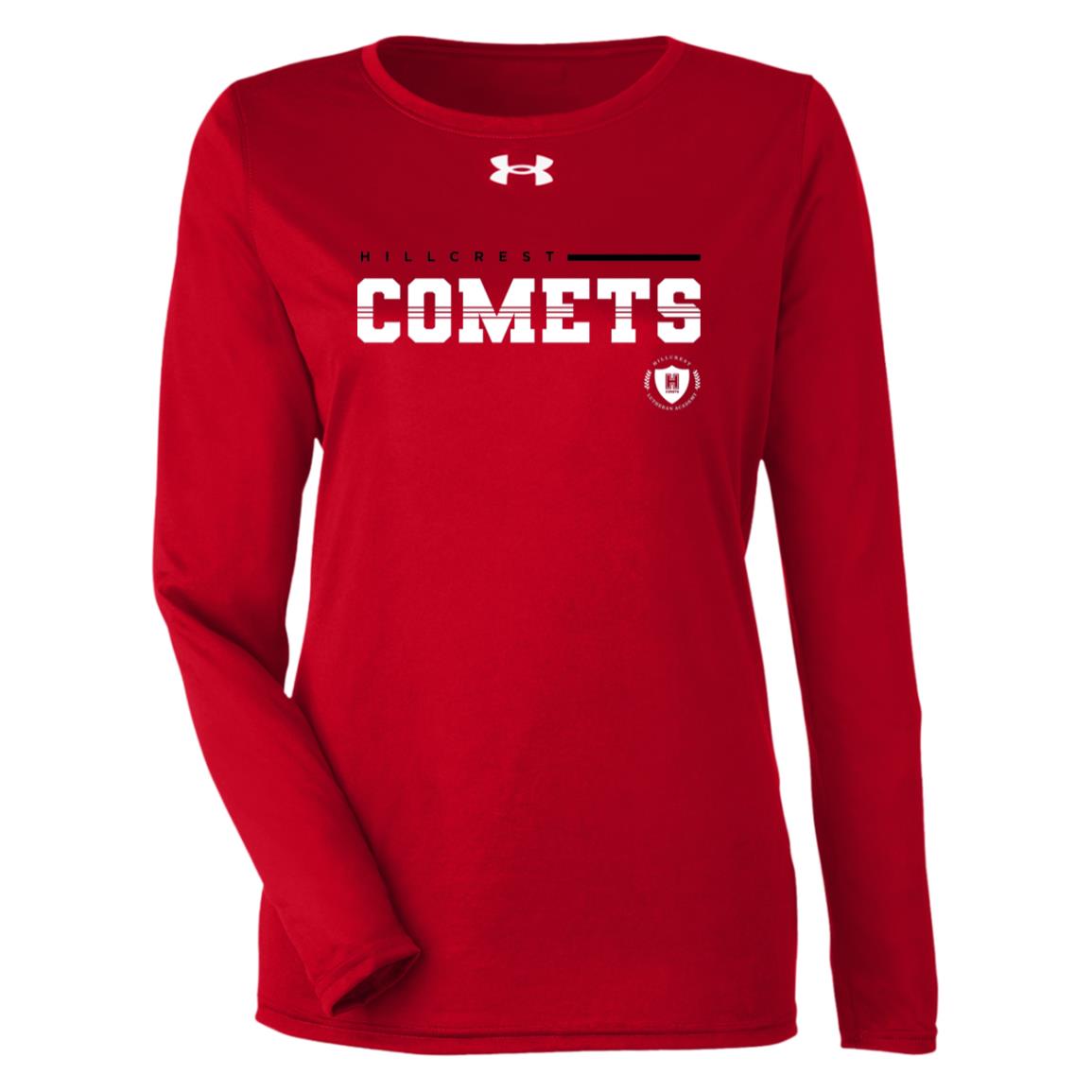 Hillcrest Comets - Under Armour Womens Team Tech Long Sleeve Tee