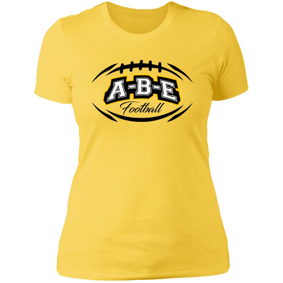 A-B-E Football - Ladies' Boyfriend T-Shirt