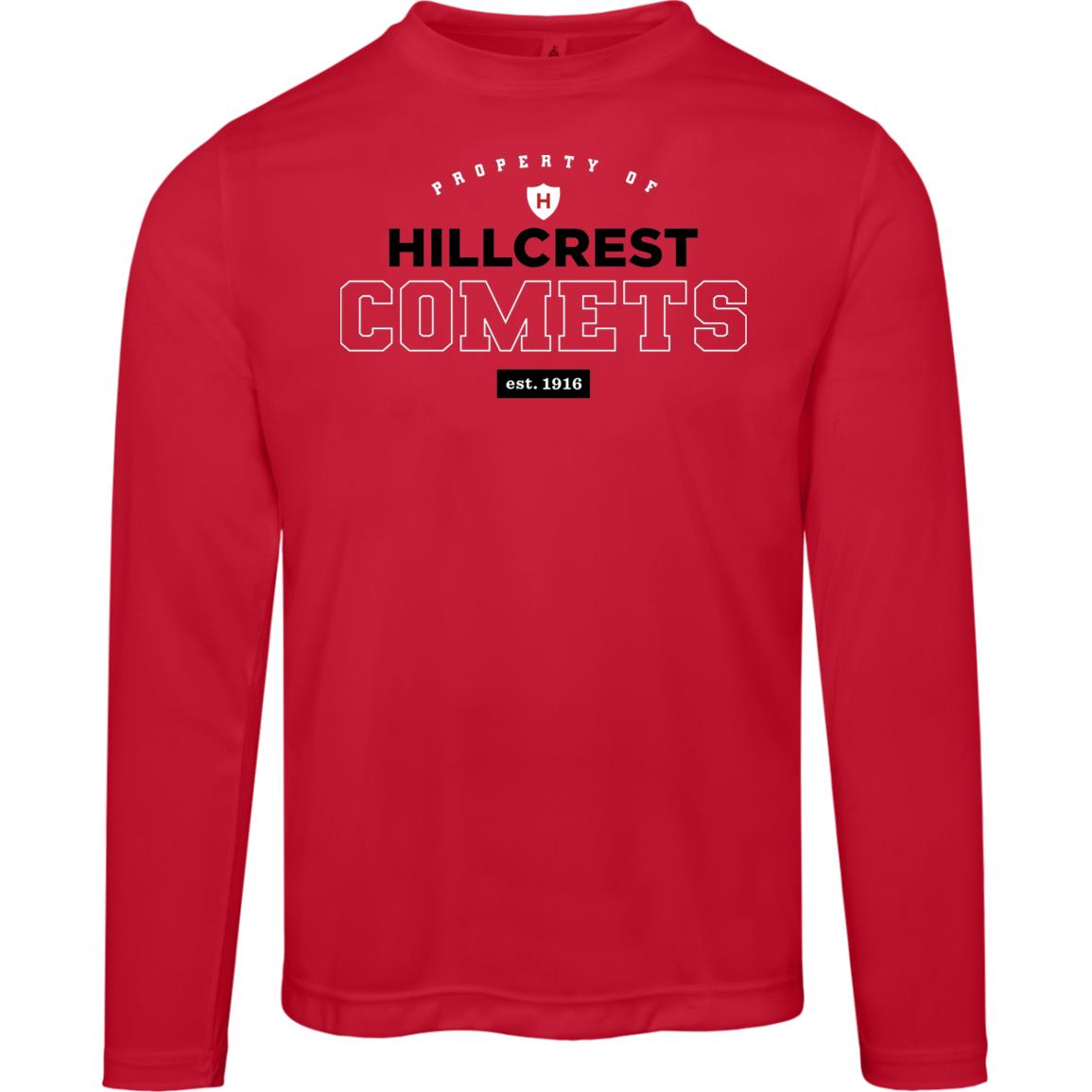 Hillcrest Comets - Mens Zone Long Sleeve Tee