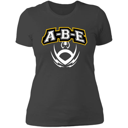 A-B-E Football - Ladies' Boyfriend T-Shirt