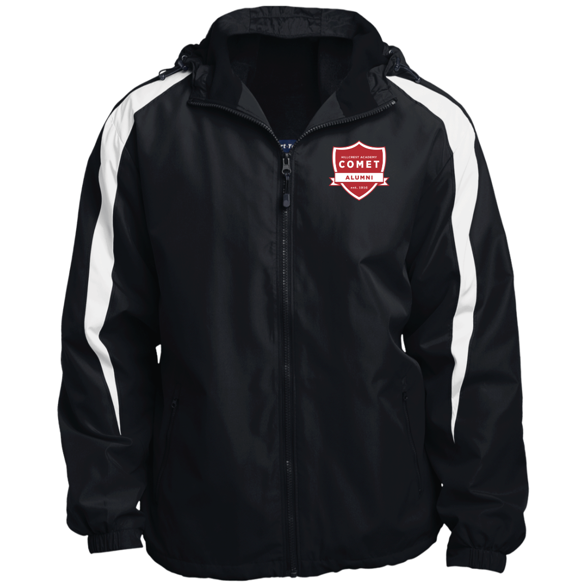 Comet Alumni - Fleece Lined Colorblock Hooded Jacket