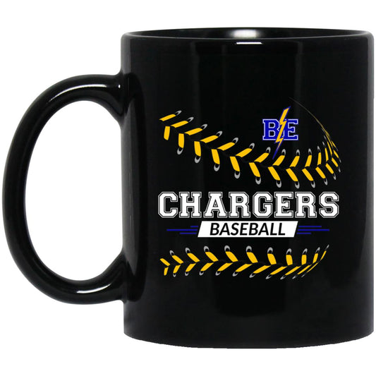 Chargers Baseball - 11oz Black Mug