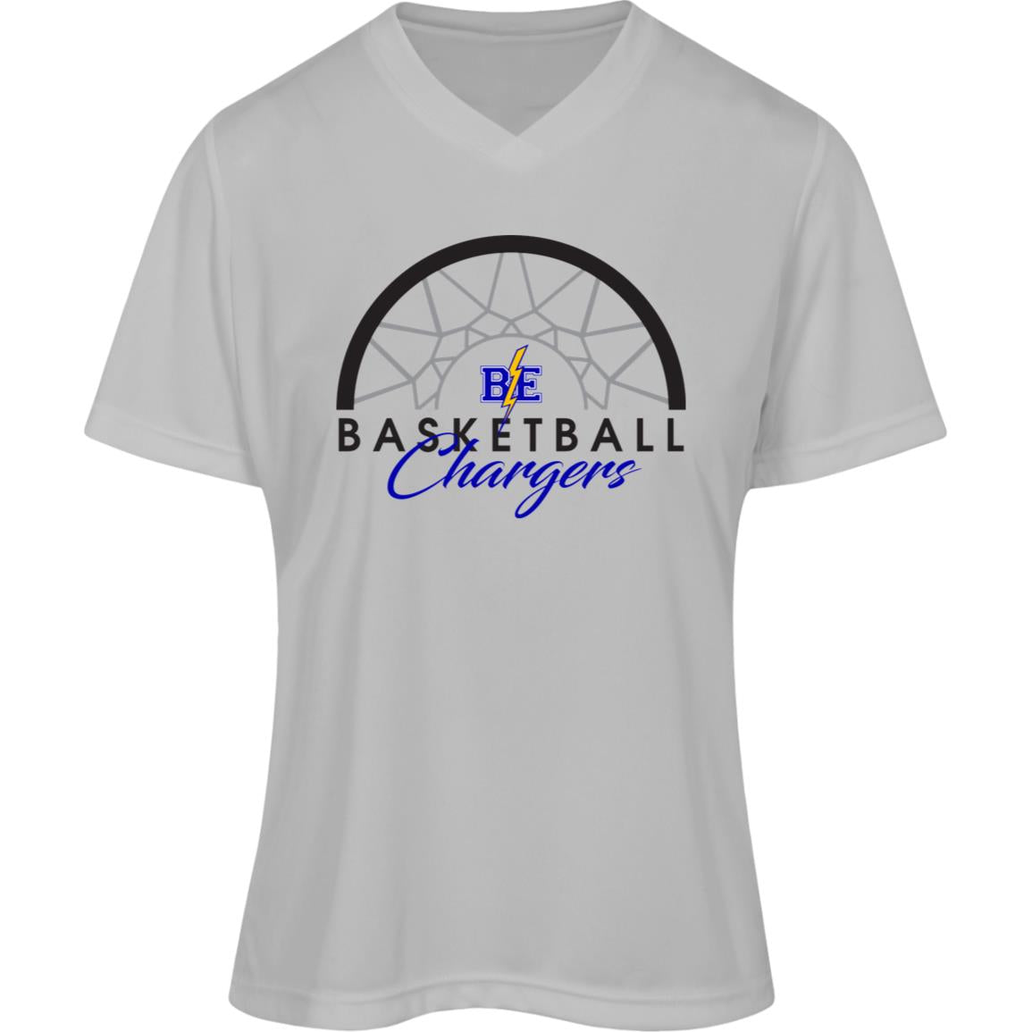 Chargers Basketball - Womens Zone Tee