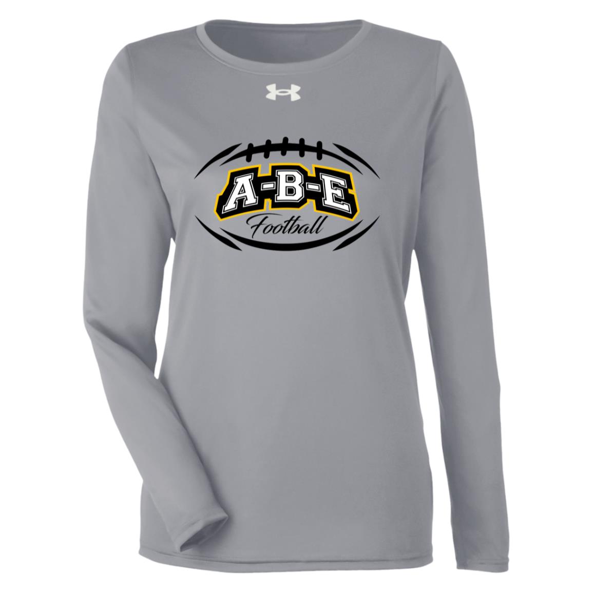 A-B-E Football - Under Armour Womens Team Tech Long Sleeve Tee