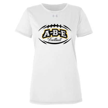 A-B-E Football - Under Armour Womens Team Tech Tee