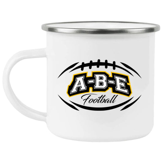 A-B-E Football - Enamel Camping Mug