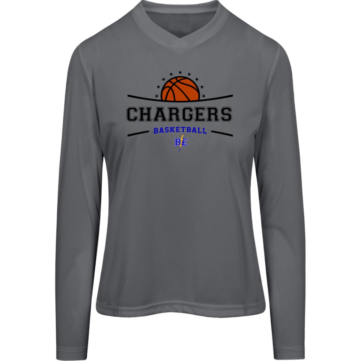 Chargers Basketball - Womens Zone Long Sleeve Tee