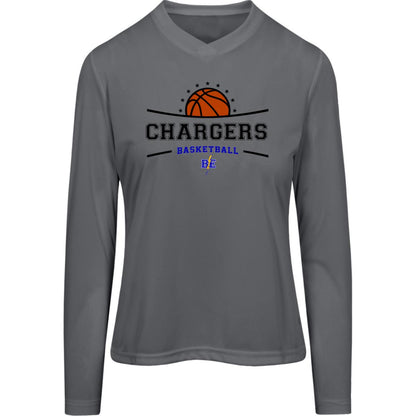 Chargers Basketball - Womens Zone Long Sleeve Tee