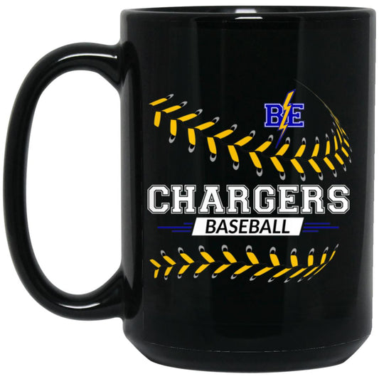 Chargers Baseball - 15oz Black Mug