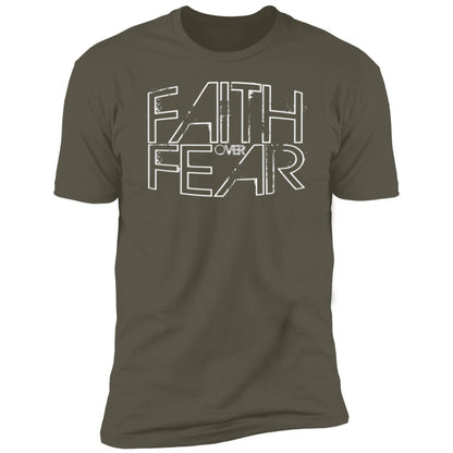 Faith over Fear - Premium Short Sleeve T-Shirt