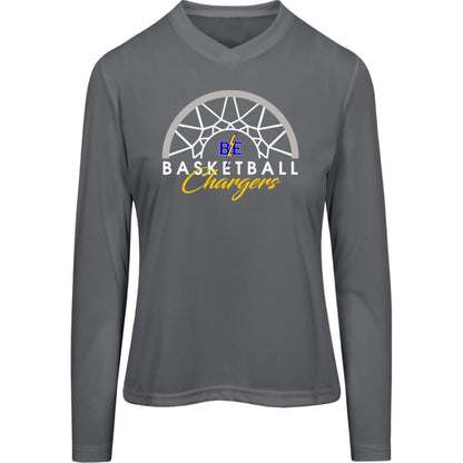 Chargers Basketball - Womens Zone Long Sleeve Tee