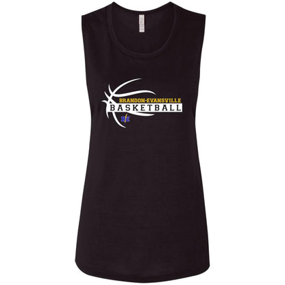 Chargers Basketball - Ladies' Flowy Muscle Tank