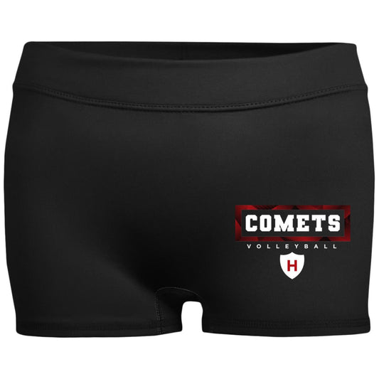 Comet Volleyball - Ladies' Fitted Moisture-Wicking 2.5 inch Inseam Shorts