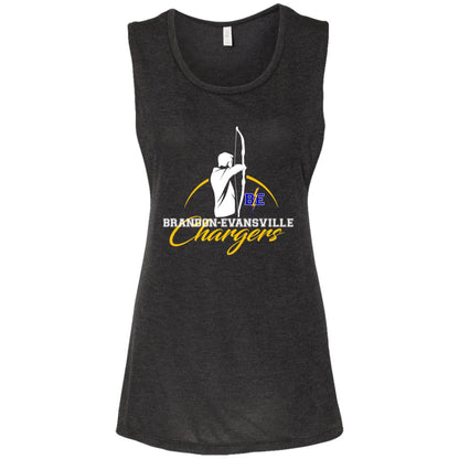 Chargers Archery - Ladies' Flowy Muscle Tank