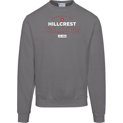 Hillcrest Comets - Champion Mens Powerblend Crewneck Sweatshirt