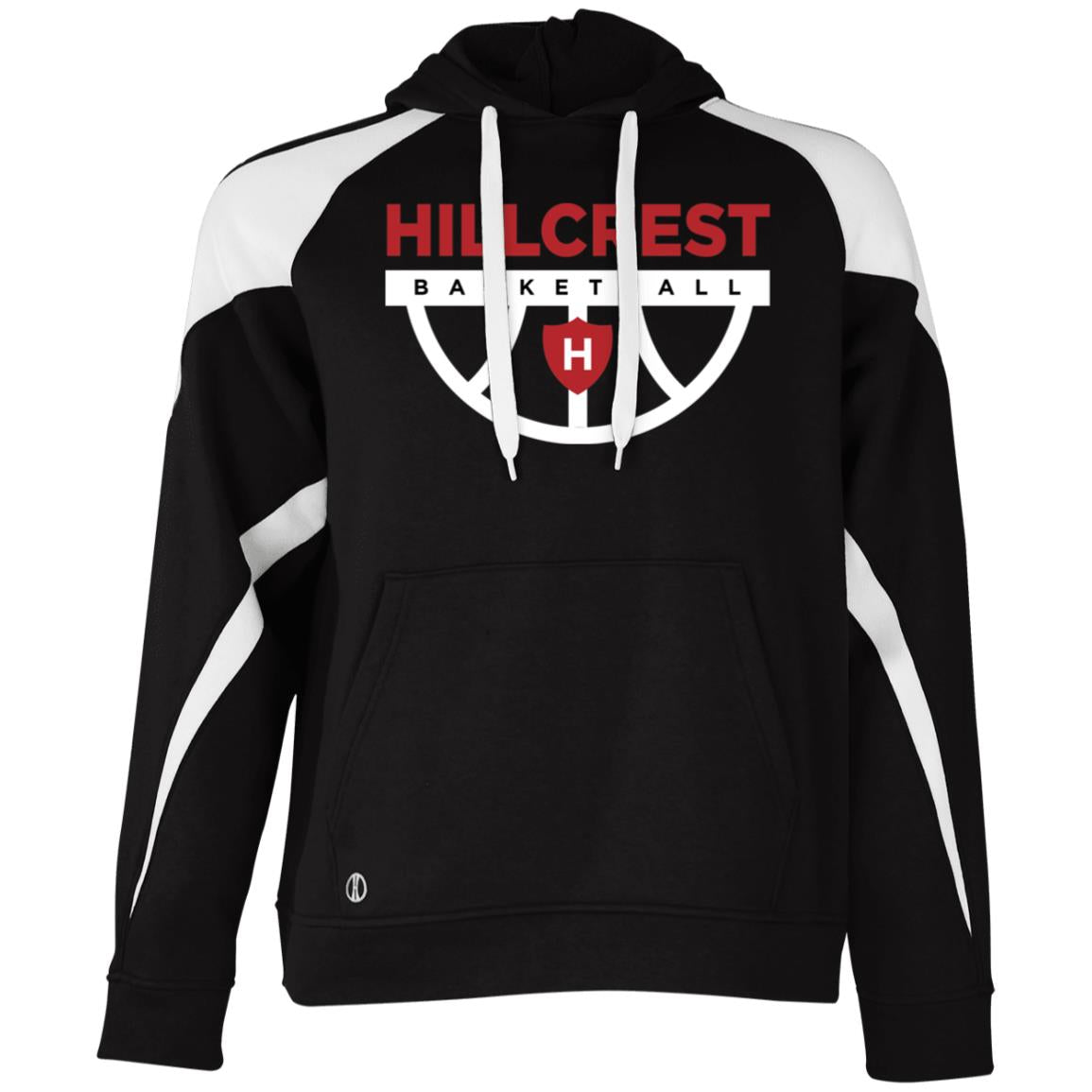 Comet Girls Basketball - Athletic Colorblock Fleece Hoodie