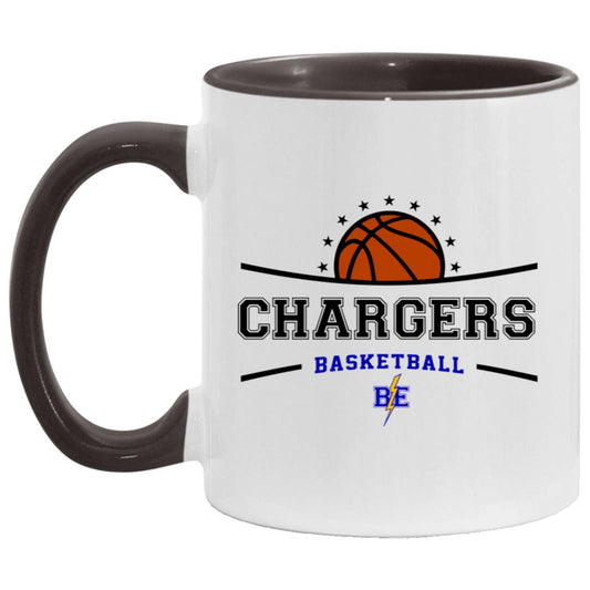 Chargers Basketball - 11oz Accent Mug