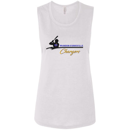 Chargers Baseball - Ladies' Flowy Muscle Tank