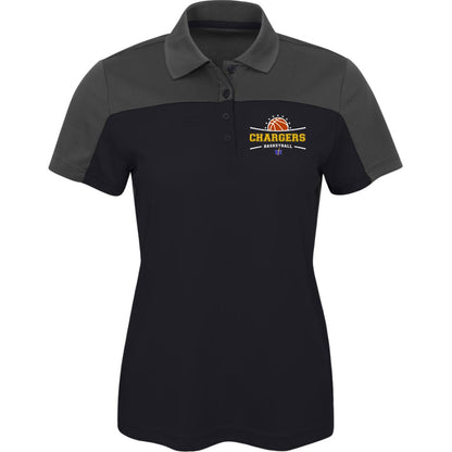 Chargers Basketball - Womens Pique Polo