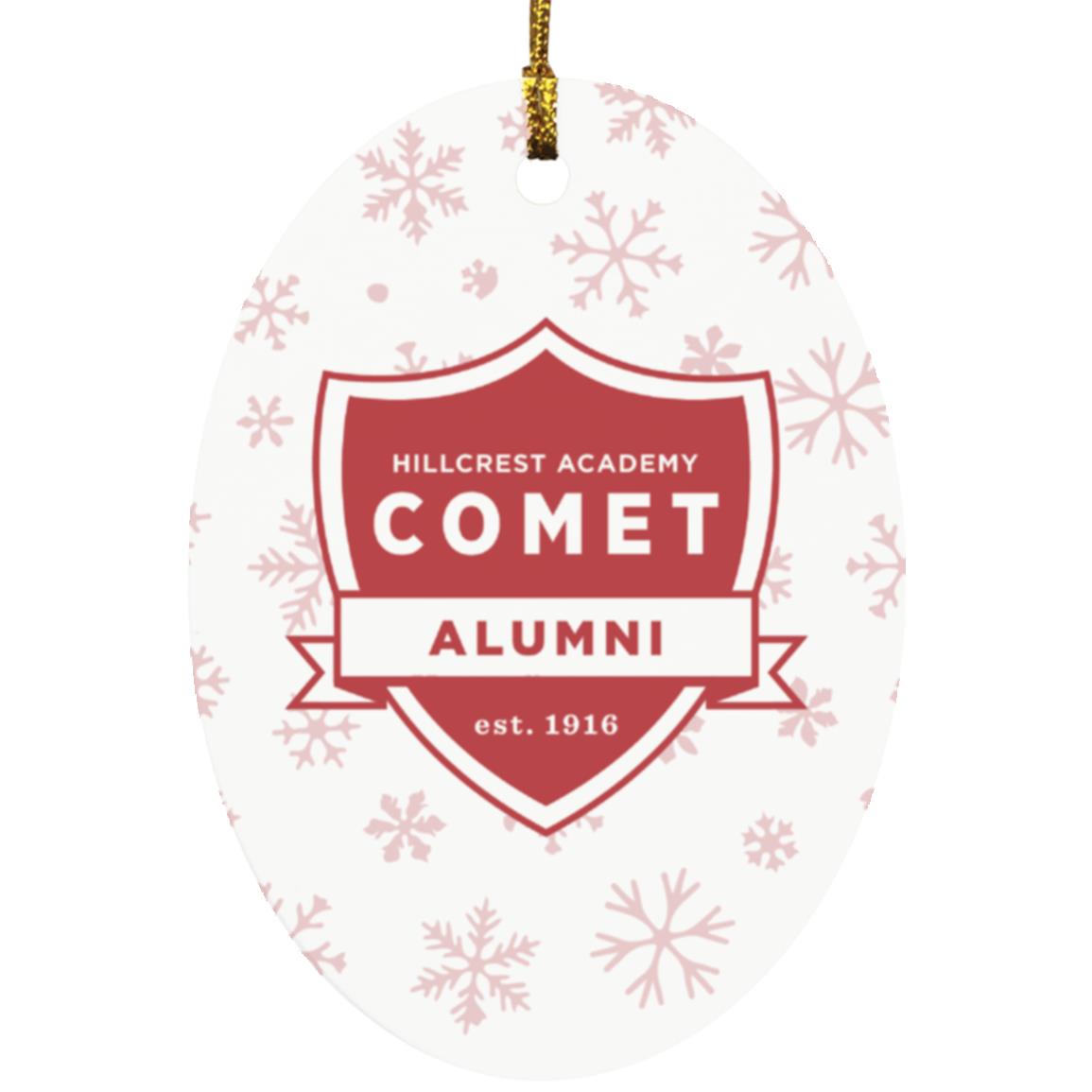 Comet Alumni - Oval Ornament