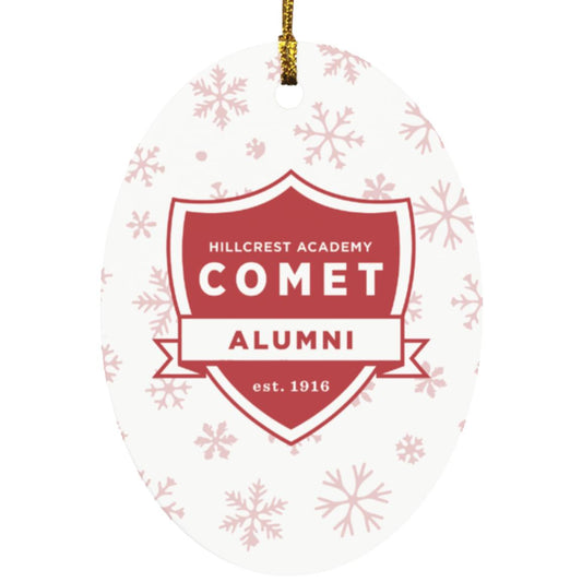 Comet Alumni - Oval Ornament