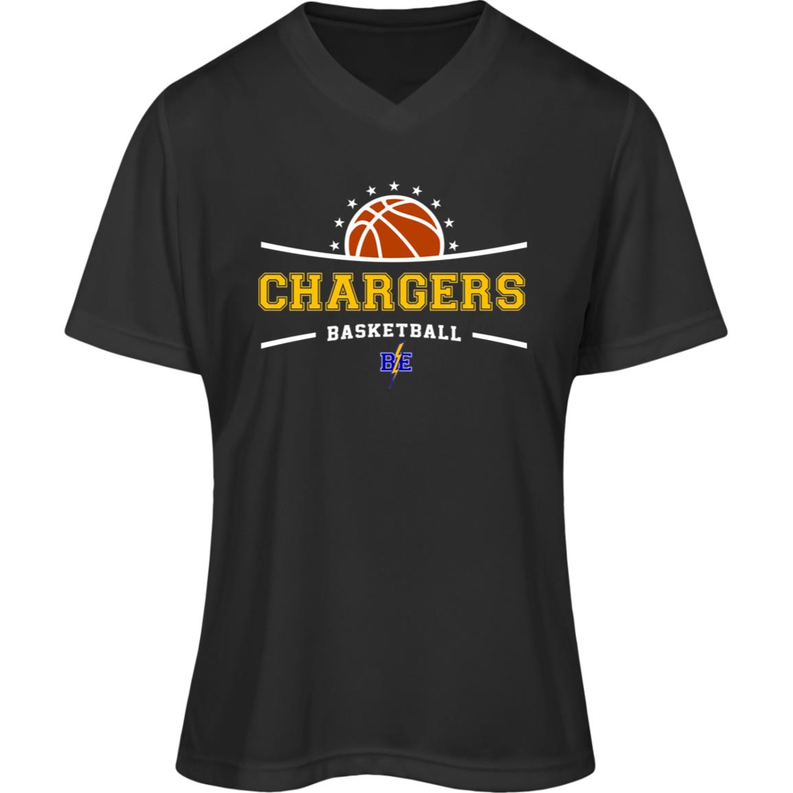 Chargers Basketball - Womens Zone Tee