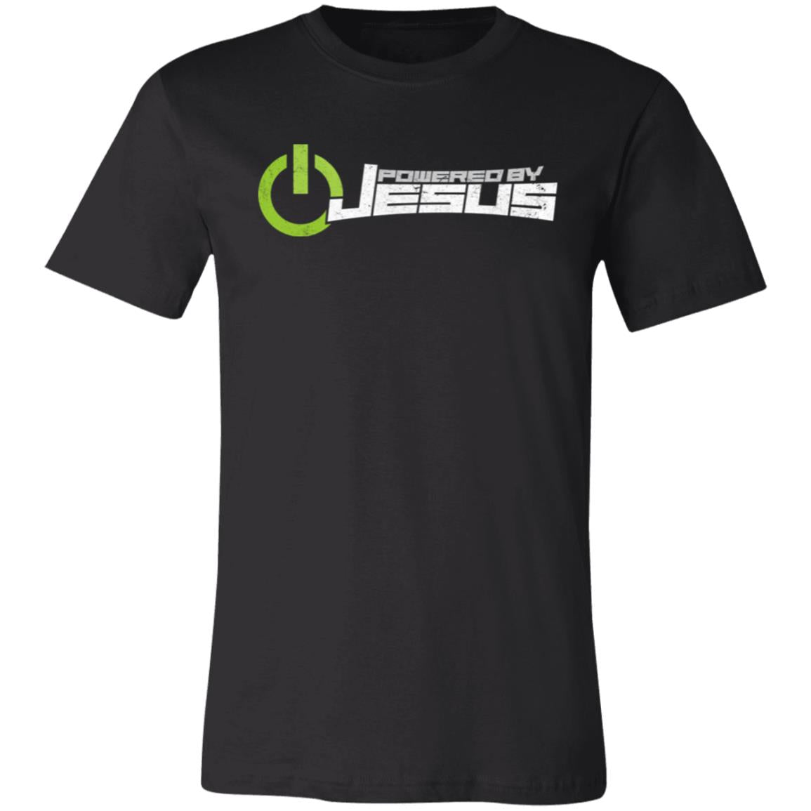 Powered by Jesus - Unisex Jersey Short-Sleeve T-Shirt