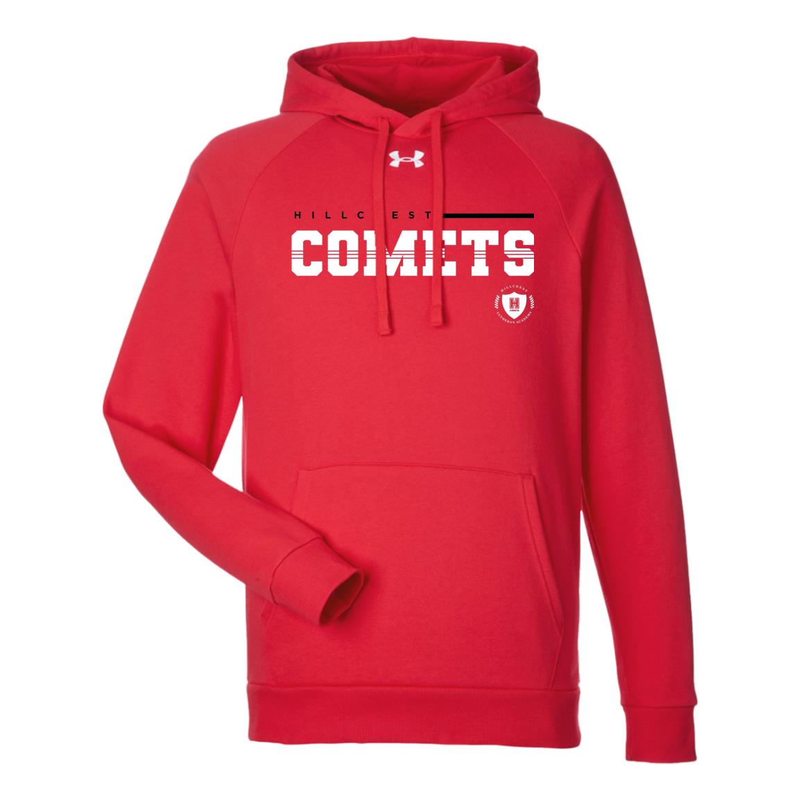 Hillcrest Comets - Under Armour Mens Rival Fleece Hoodie