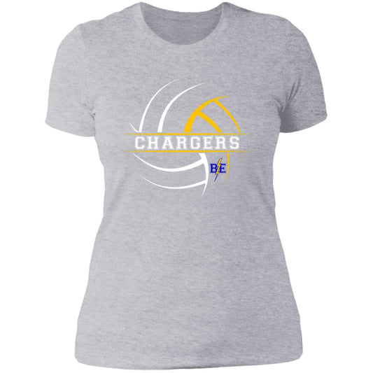 Chargers Volleyball - Ladies' Boyfriend T-Shirt