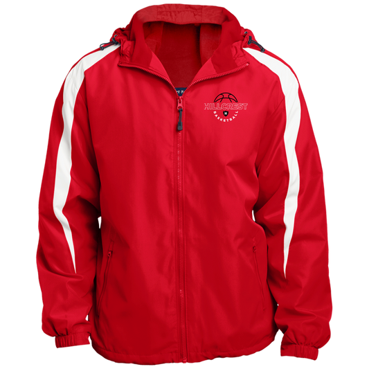 Comet Boys Basketball - Fleece Lined Colorblock Hooded Jacket