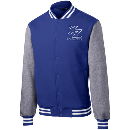 Exes & Zees - Fleece Letterman Jacket