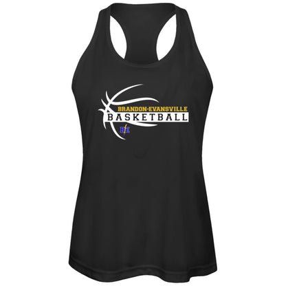 Chargers Basketball - Womens Zone Racerback Tank