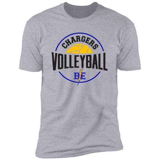 Chargers Volleyball - Premium Short Sleeve T-Shirt