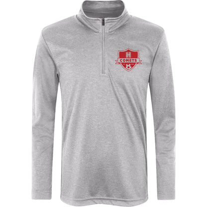 Comet Boys Soccer - Kids Heather Quarter Zip