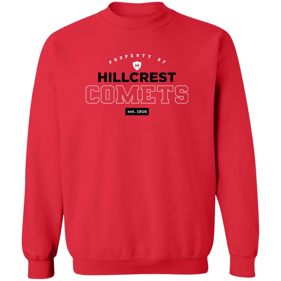 Hillcrest Comets - Crewneck Pullover Sweatshirt