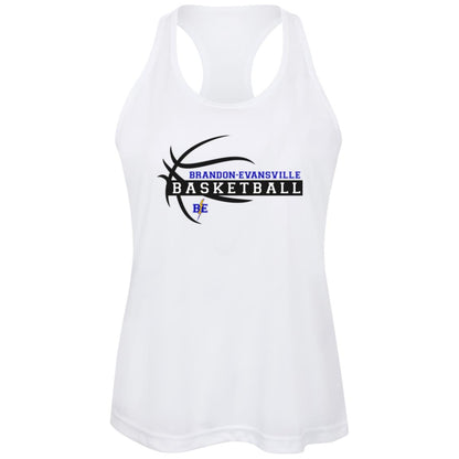 Chargers Basketball - Womens Zone Racerback Tank