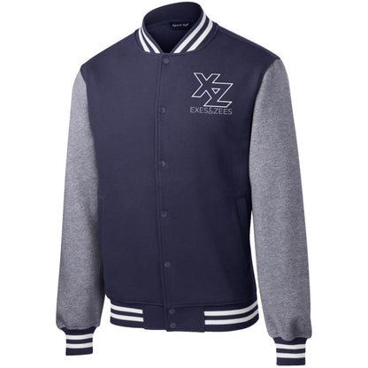 Exes & Zees - Fleece Letterman Jacket