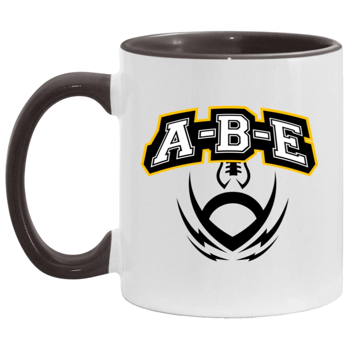 A-B-E Football - 11oz Accent Mug