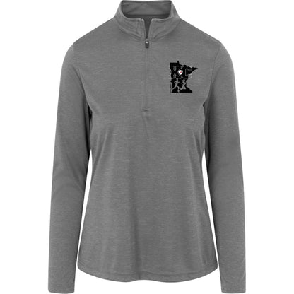 Comet Cross Country - Womens Heather Quarter Zip