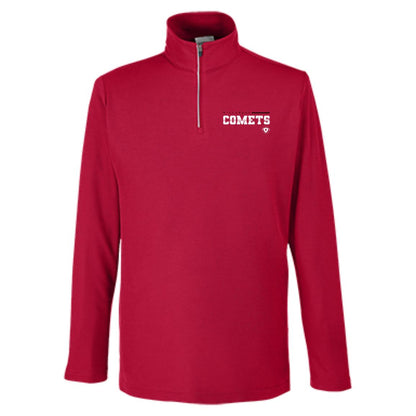 Hillcrest Comets - Mens Fusion ChromaSoft Pique Quarter Zip