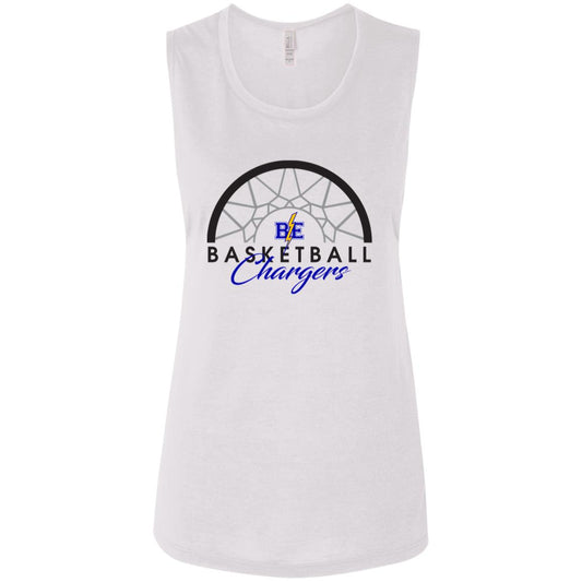 Chargers Basketball - Ladies' Flowy Muscle Tank