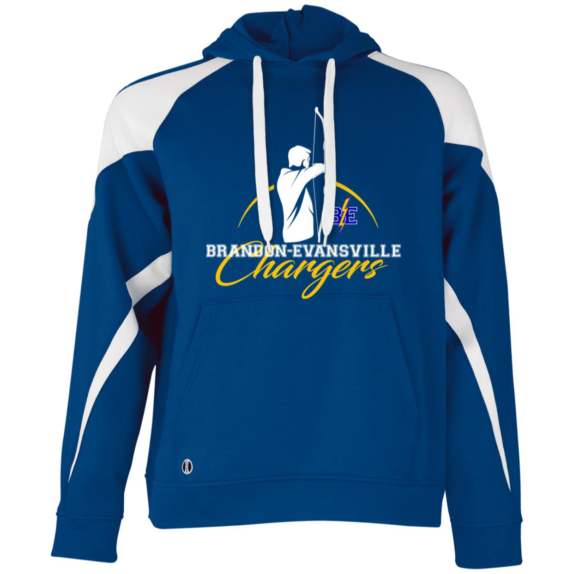 Chargers Archery - Athletic Colorblock Fleece Hoodie