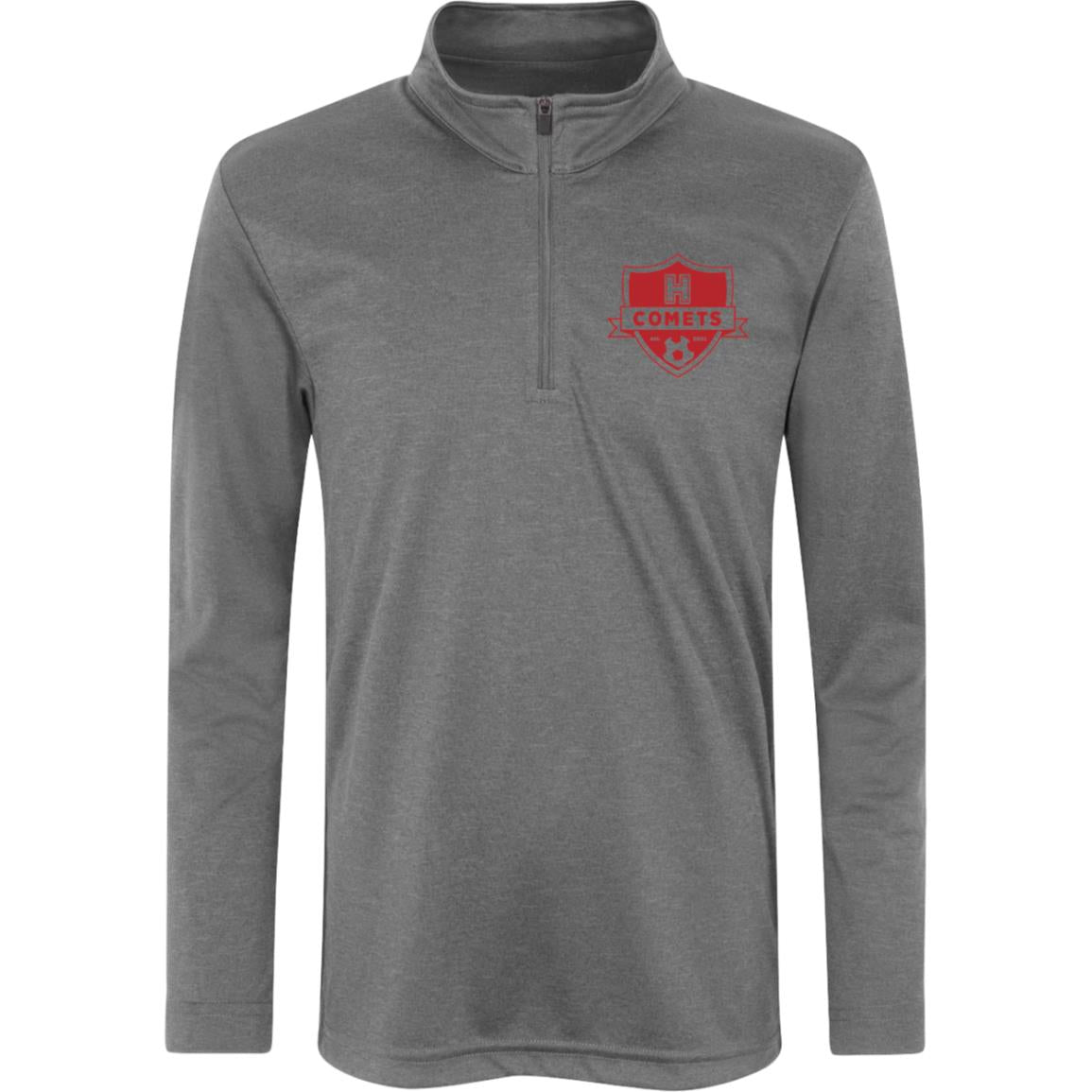 Comet Boys Soccer - Kids Heather Quarter Zip