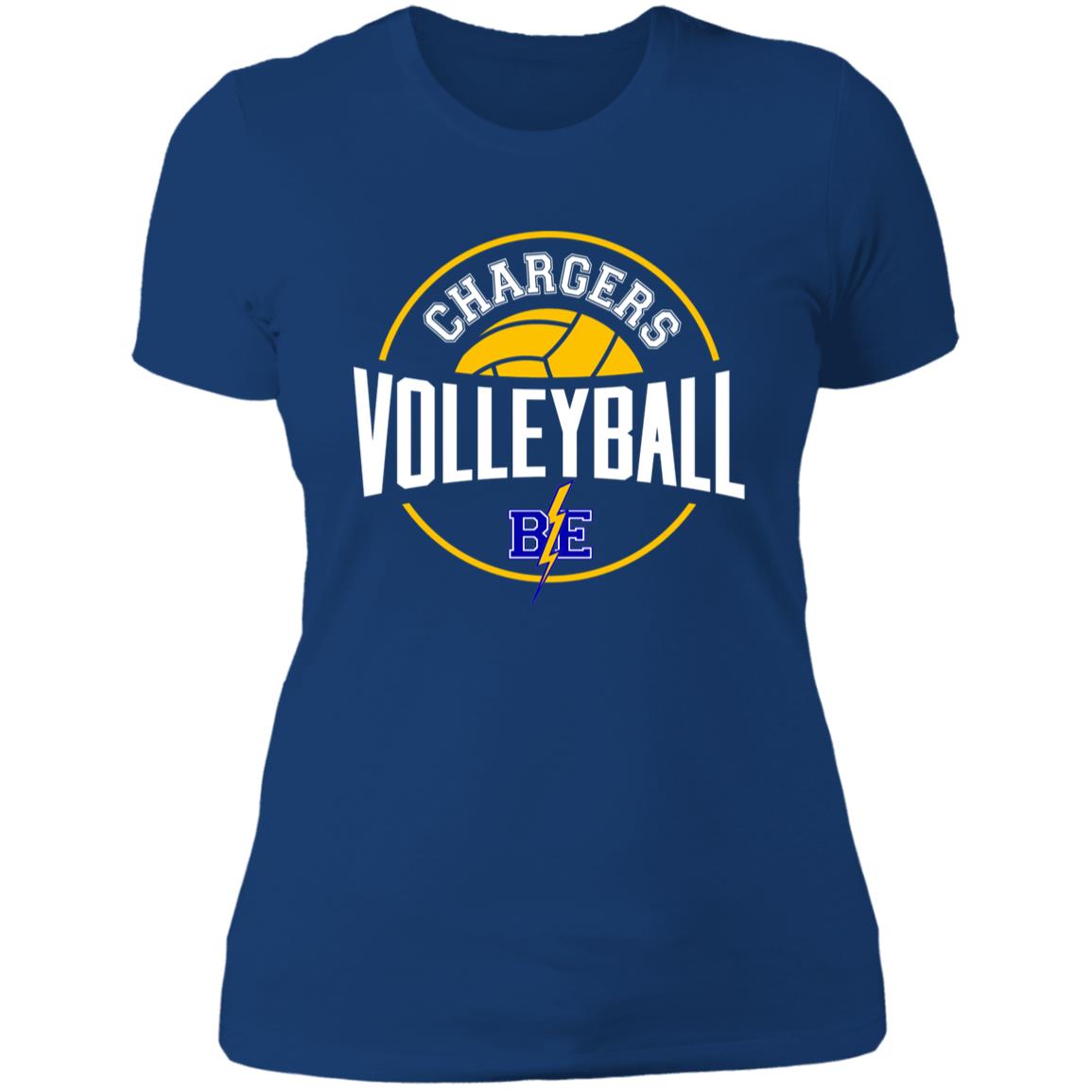 Chargers Volleyball - Ladies' Boyfriend T-Shirt