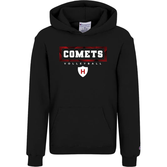 Comet Volleyball - Champion Kids Powerblend Hoodie