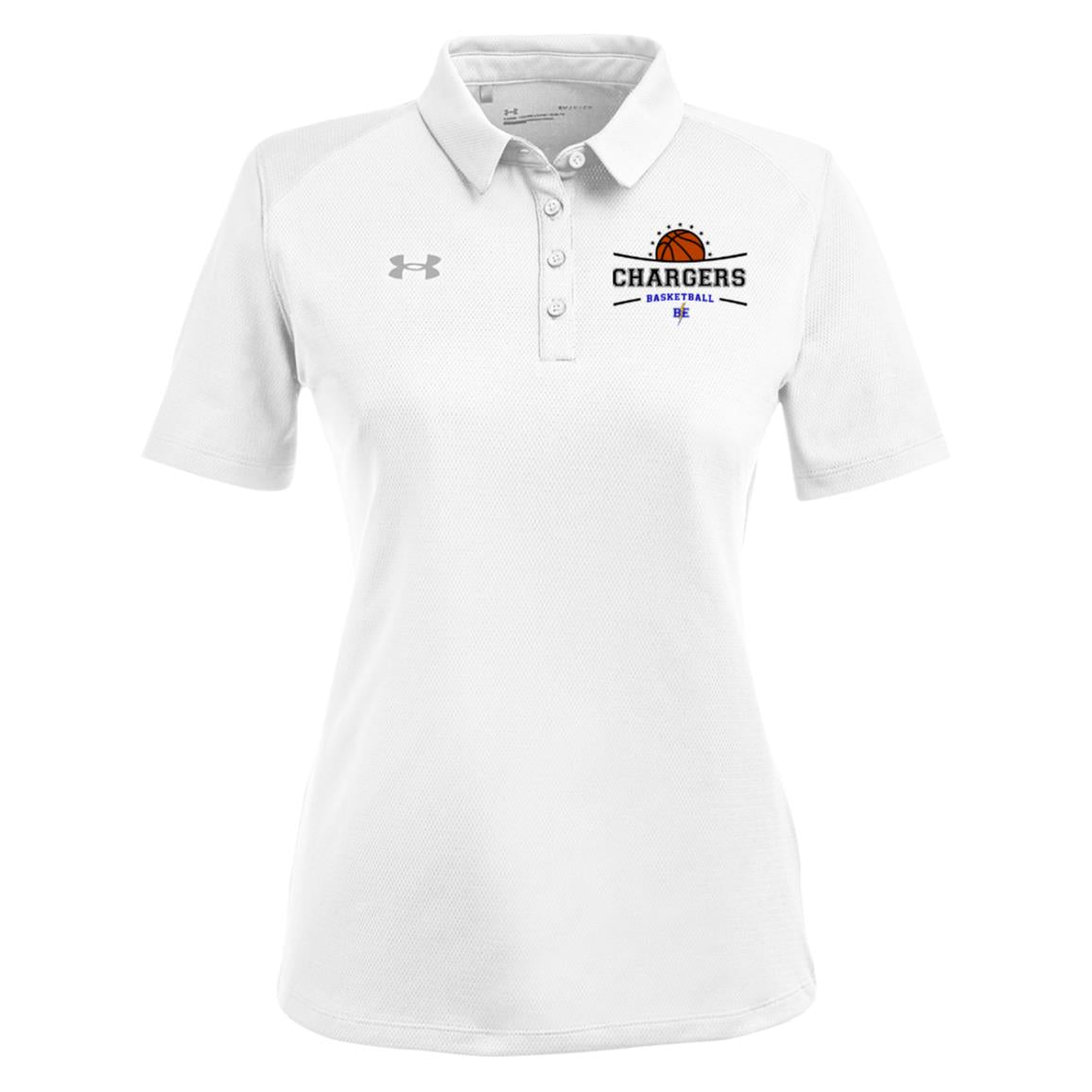 Chargers Basketball - Under Armour Womens Tech Polo