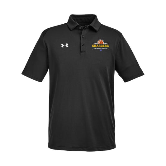 Chargers Basketball - Under Armour Mens Tech Polo