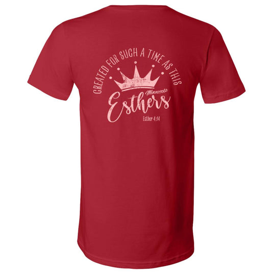 MN Esthers - Unisex Jersey SS V-Neck T-Shirt