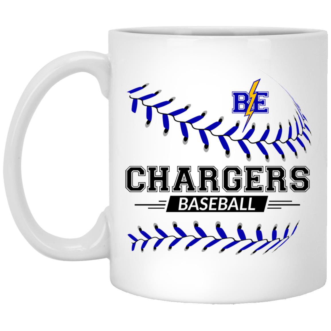 Chargers Baseball - 11oz White Mug