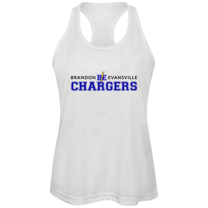 Chargers - Womens Zone Racerback Tank